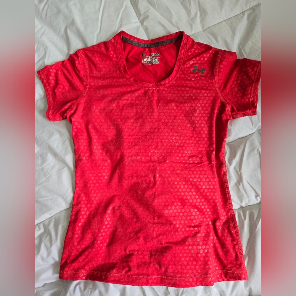 Under Armour Vivid Red Athletic Top